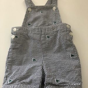 Ralph Lauren Seersucker Overalls
